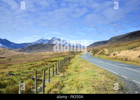 Snowdonia von Capel Curig Stockfoto