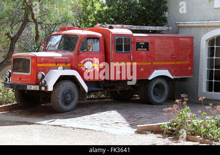 Matjiesfontein Fire and Rescue Truck Stockfoto