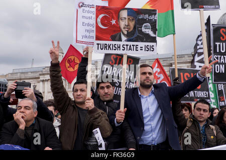 Kurden bitten die Regierung des Vereinigten Königreichs zu brechen ihre Stille und Stop Unterstützung türkischer Staat War auf Kurden & Ende Massenmord der kurdischen Stockfoto