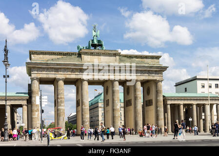 Brandenburger Tor in Berlin, Deutschland Stockfoto