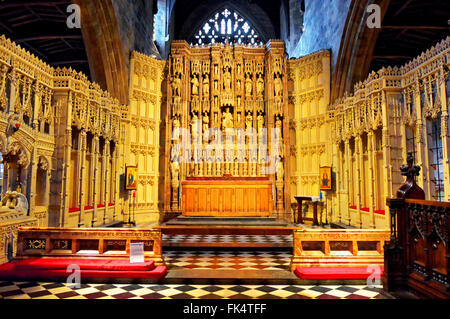 Hochaltar St. Nicholas Kathedrale Newcastle Stockfoto