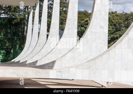 STF-Gebäude in Brasilia Stockfoto