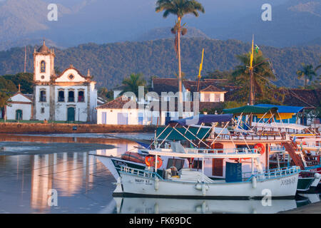 Paraty Port, Rio de Janeiro, Brasilien, Südamerika Stockfoto