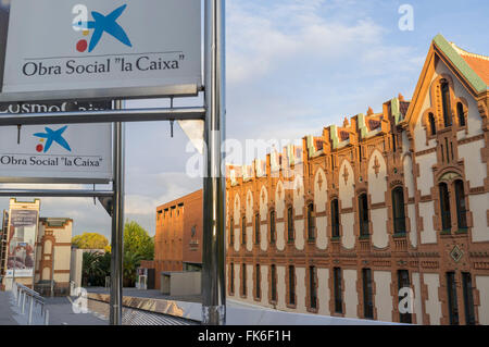 CosmoCaixa, Museum der Stiftung "La Caixa". Barcelona. Stockfoto