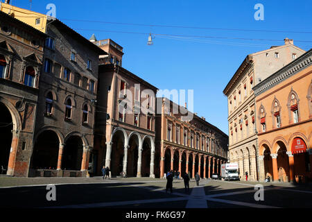 Piazza Santo Stefano, Bologna, Emilia-Romagna, Italien, Europa Stockfoto