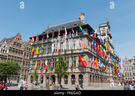 Rathaus von Antwerpen, Antwerpen, Belgien, Europa Stockfoto