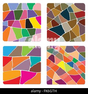 Bunte abstrakte Musterdesign, endlose texture.vector Abbildung Stock Vektor