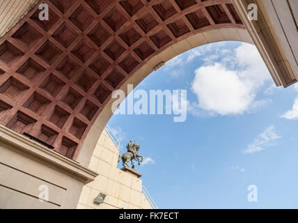 Estadi Olímpic de Montjuïc Lluis Companys, Barcelona. Stockfoto