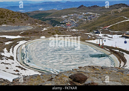 Pradollano in Sierra Nevada, Spanien Stockfoto