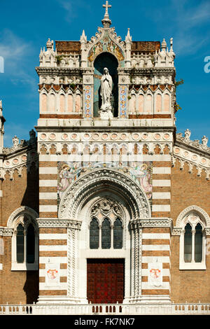 Kroatien, Rijeka, die 1908-1929 gebaute Kapuzinerkirche Maria Lourdes (Kapuziner Kirche Unserer Lieben Frau von Lourdes) Stockfoto