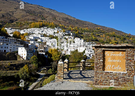 Trevelez Stadt in der Sierra Nevada, Granada Stockfoto