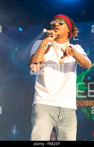 Okeechobee, Florida, USA. 6. März 2016. Rapper Zukunft tritt beim Musikfestival in Okeechobee, Florida Okeechobee © Daniel DeSlover/ZUMA Draht/Alamy Live News Stockfoto