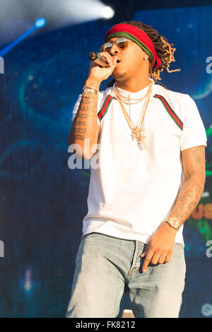 Okeechobee, Florida, USA. 6. März 2016. Rapper Zukunft tritt beim Musikfestival in Okeechobee, Florida Okeechobee © Daniel DeSlover/ZUMA Draht/Alamy Live News Stockfoto