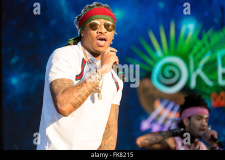 Okeechobee, Florida, USA. 6. März 2016. Rapper Zukunft tritt beim Musikfestival in Okeechobee, Florida Okeechobee © Daniel DeSlover/ZUMA Draht/Alamy Live News Stockfoto