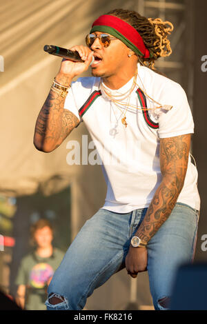 Okeechobee, Florida, USA. 6. März 2016. Rapper Zukunft tritt beim Musikfestival in Okeechobee, Florida Okeechobee © Daniel DeSlover/ZUMA Draht/Alamy Live News Stockfoto