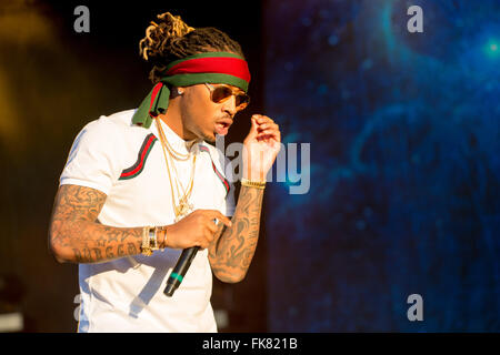 Okeechobee, Florida, USA. 6. März 2016. Rapper Zukunft tritt beim Musikfestival in Okeechobee, Florida Okeechobee © Daniel DeSlover/ZUMA Draht/Alamy Live News Stockfoto