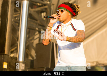 Okeechobee, Florida, USA. 6. März 2016. Rapper Zukunft tritt beim Musikfestival in Okeechobee, Florida Okeechobee © Daniel DeSlover/ZUMA Draht/Alamy Live News Stockfoto