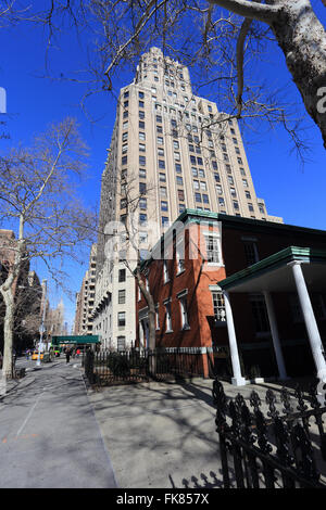 Ein Fifth Avenue kooperative Mehrfamilienhaus Greenwich Village Manhattan New York City Stockfoto