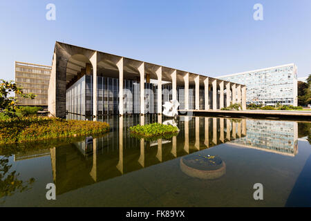 Itamaraty Palastes Palacio do Itamaraty, Außenministerium, Brasília, Brasilien Stockfoto