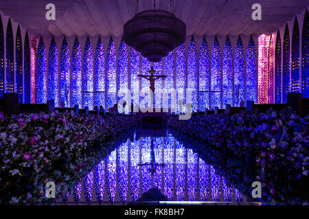 Santuario Dom Bosco, Brasília, Distrito Federal, Brasilien Stockfoto