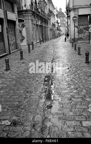 Calle San Jeronimo, Granada center Stockfoto