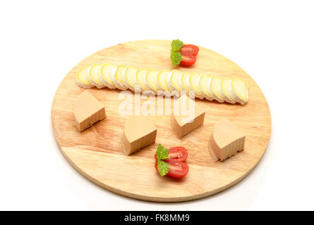 Pasteten und Käse-Tabelle Stockfoto
