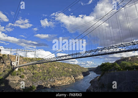 Brücke über den Rio Sao Francisco hydroelektrische Anlage in Paulo Afonso Stockfoto