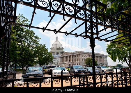 Einen künstlerischen Blick auf das US Capitol Building in Washington, D.C. Stockfoto