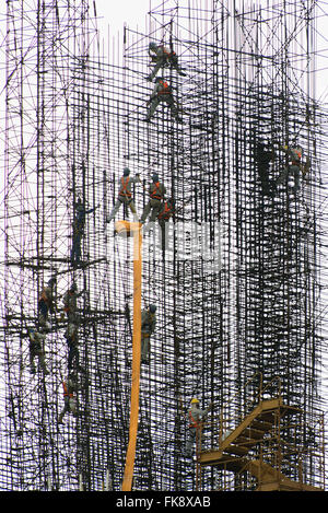 Bau des Wasserkraftwerks Belo Monte Stockfoto