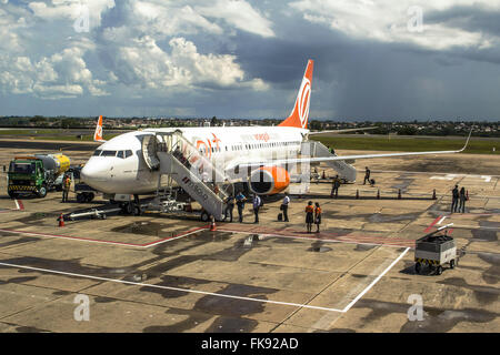 Internate in den Inlandsflug in Londrina Flughafen - Gouverneur José Richa Stockfoto