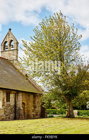 St Helens Pfarrkirche in Bilton-in-Ainsty, Wetherby, Yorkshire, England, Vereinigtes Königreich. Stockfoto