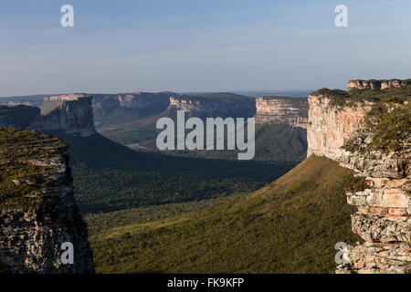 Chapada Diamantina Nationalpark mit Mount Camelo links Stockfoto