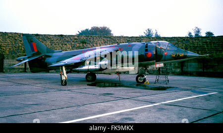 AJAXNETPHOTO. 1970ER JAHRE (CA.). YEOVILTON, ENGLAND. -SEA HARRIER AUS 800 SQUADRON ROYAL NAVY.   FOTO: VIV TOWNLEY/AJAX REF: 22412/2/22 Stockfoto