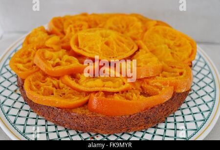 Clementine-Kuchen Stockfoto