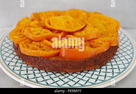 Clementine-Kuchen Stockfoto