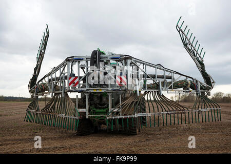 Vogelsang Gülle sprayer Stockfoto