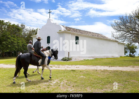 Kirche des Hl. Johannes des Täufers - gebaut im Jahre 1650 - Square von Trancoso Stockfoto