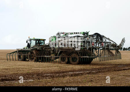 Vogelsang Gülle sprayer Stockfoto