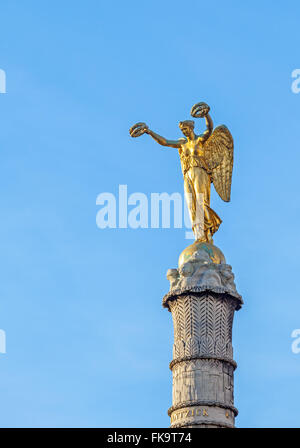 Statue des Sieges auf dem Fontaine вг wanting (1806-1808), Paris, Frankreich Stockfoto