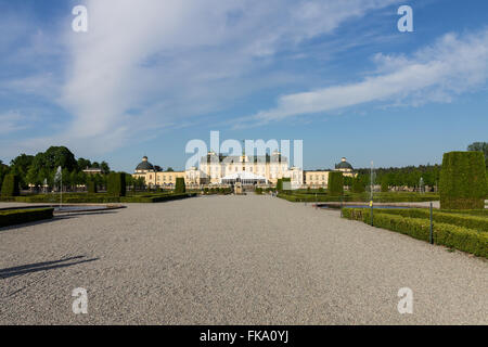 Drottningholm Palace Gardens Stockholm Schweden Stockfoto