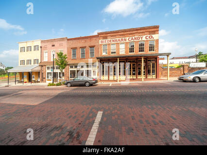 Vicksburg Mississippi, Biedenharn Candy Co, dem Geburtsort des Geschäftsmodells von Coca Cola. Jetzt das Biedenharn Coca-Cola Museum. Stockfoto