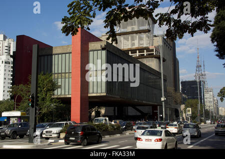 MASP - Museu de Arte de Sao Paulo - Assis Chateaubriand Stockfoto