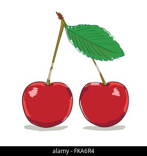 Kirsche Stock Vektor