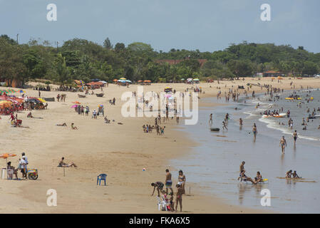 Flussstrand Leuchtturm in Mosqueiro Insel Stockfoto