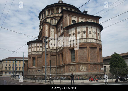 Igreja e Convento de Santa Maria Delle Grazie - Construção Iniciada Em 1463 Stockfoto