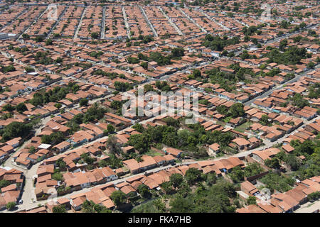 Vista Aérea de Moradias tun Bairro Mocambinho Na Zona Norte da cidade Stockfoto