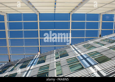 Milton Keynes die Quadrant-Gebäude. Milton Keynes, Buckinghamshire, England Stockfoto