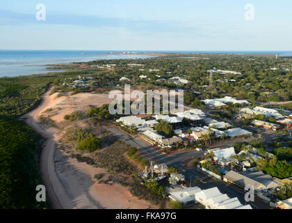 Luftaufnahme von Broome, Kimberley-Region, Western Australia Stockfoto