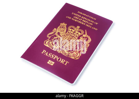 Britischen Reisepass Stockfoto