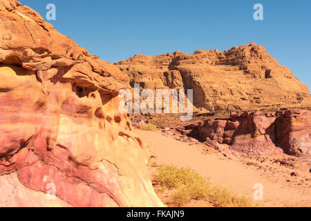 Sinai Wüste Landschaft Stockfoto